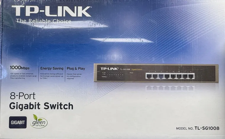 Gigabit-Switch mit 8 Ports