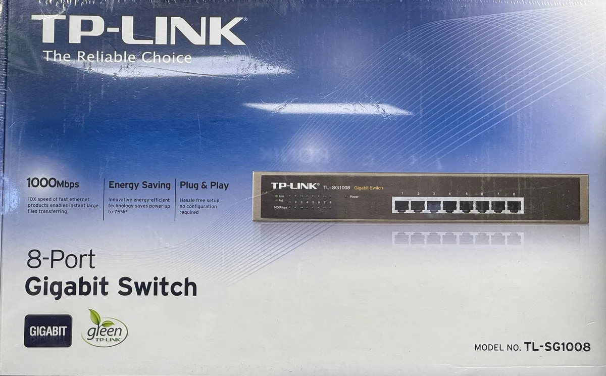 Gigabit-Switch mit 8 Ports