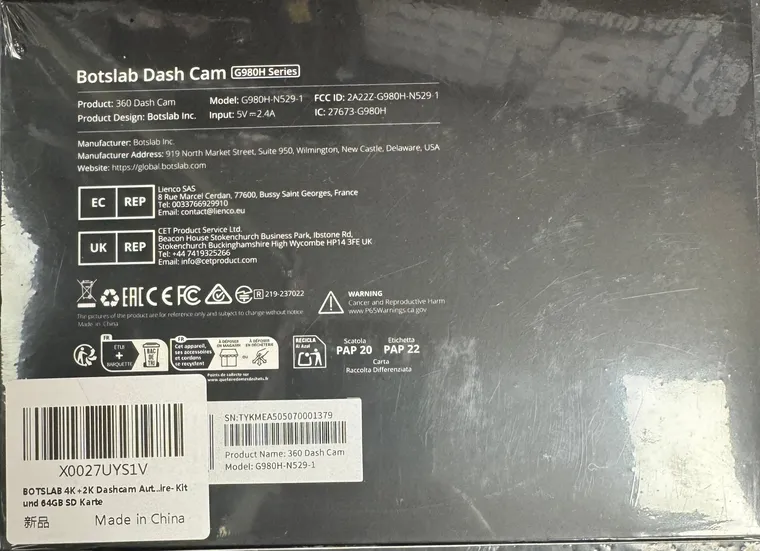 Dashcam Botslab
