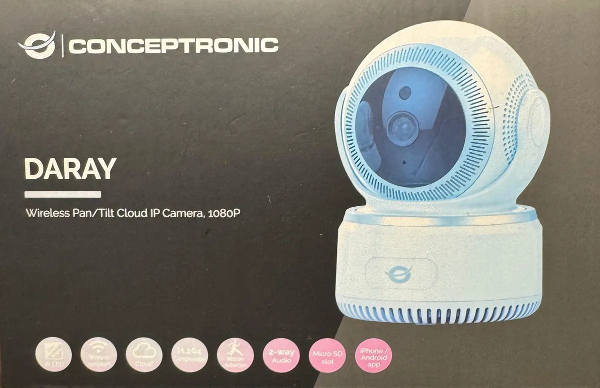DARAY WLAN-Kamera mit Schwenk und Neigung